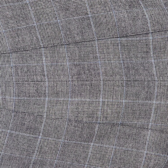 Nine West Black,White, Blue Houndstooth Plaid Skirt Size 12 - Picture 3 of 5